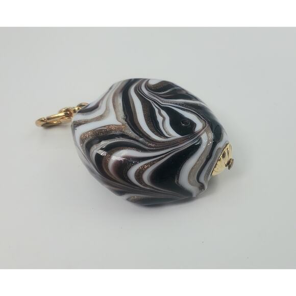 Vintage Hilary London Italian Murano Glass Convertible Necklace & Earrings Set - Picture 7 of 11